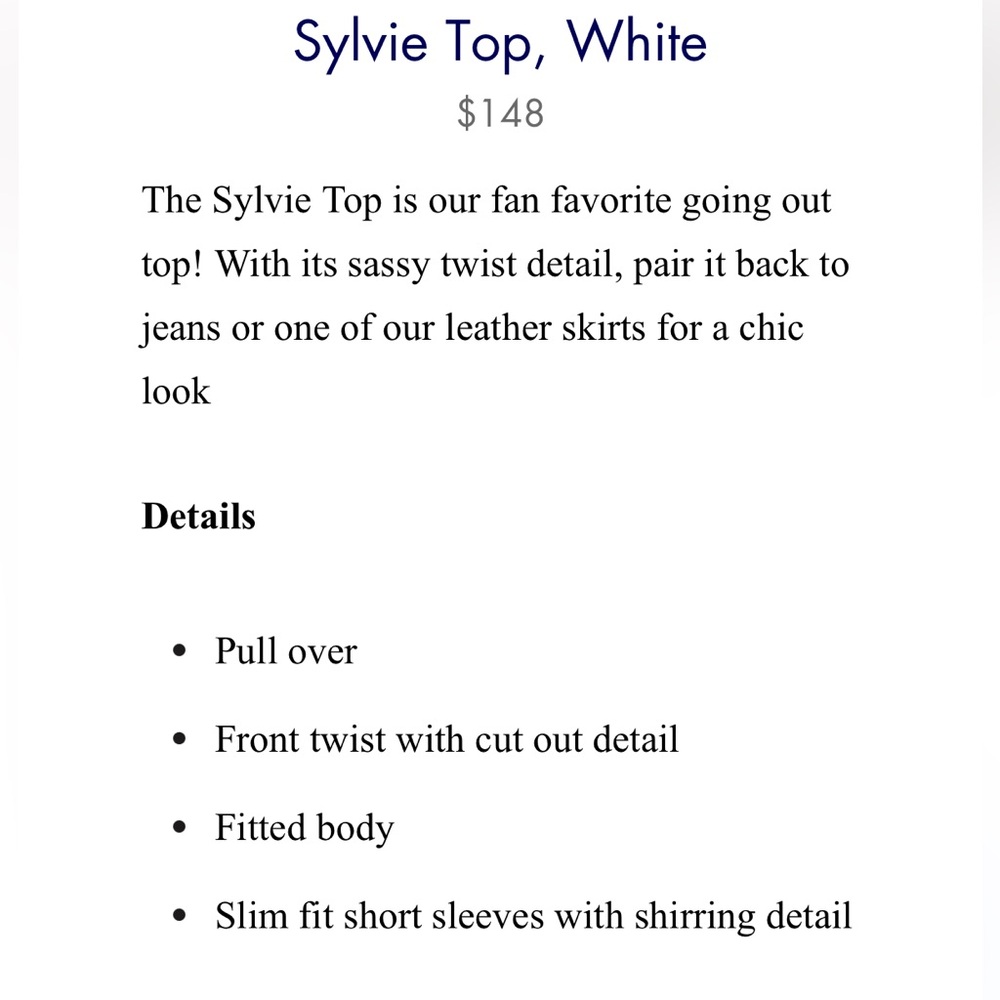 Walter Baker Harley Sylvie Top Stretch - Picture 4 of 13